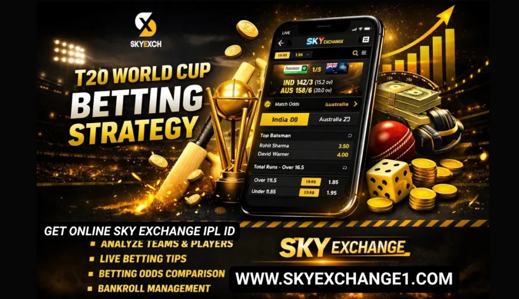 T20 World Cup Betting Strategy Using Sky Exchange